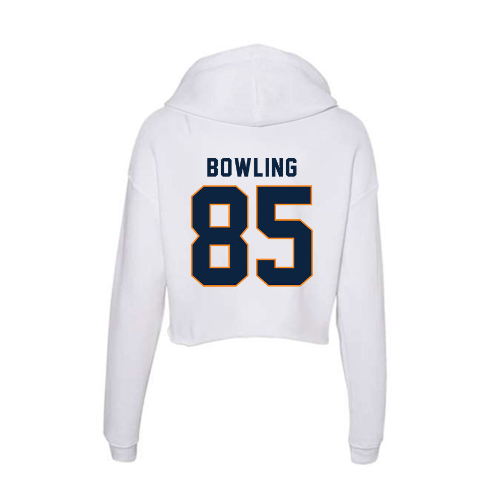 UT Martin - NCAA Football : Jaren Bowling - Women's Crop Fleece Hoodie-1