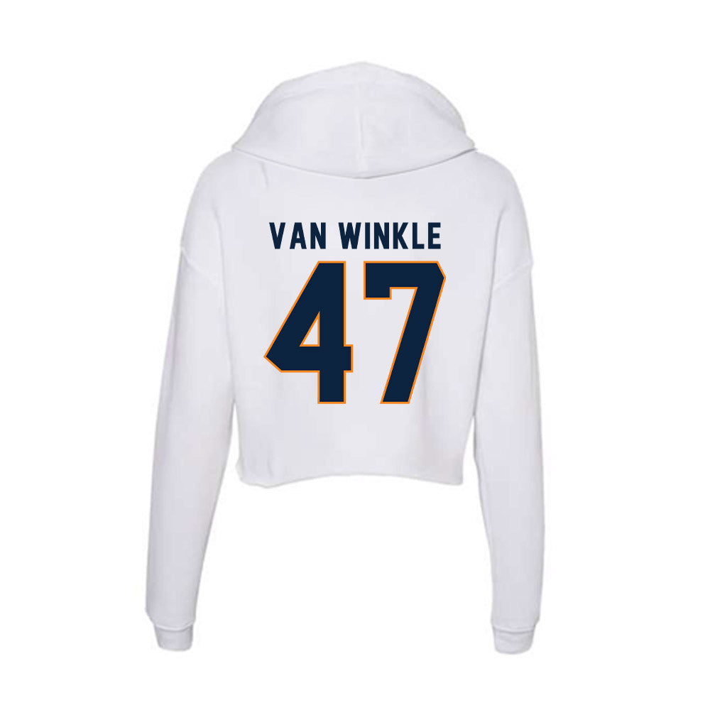 UT Martin - NCAA Football : Jaren Van Winkle - Women's Crop Fleece Hoodie-1