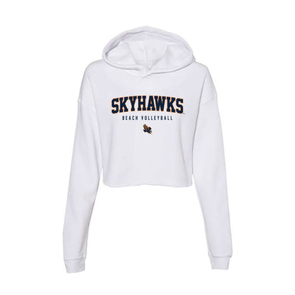 UT Martin - NCAA Beach Volleyball : Sydney Eckhardt - Women's Crop Fleece Hoodie-0