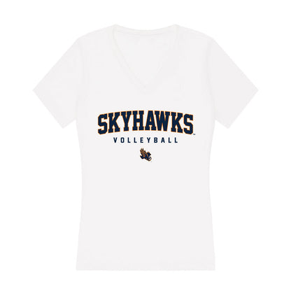 UT Martin - NCAA Women's Volleyball : Ella McFarland - Women's V-Neck T-Shirt-0
