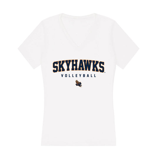 UT Martin - NCAA Women's Volleyball : Ella McFarland - Women's V-Neck T-Shirt-0