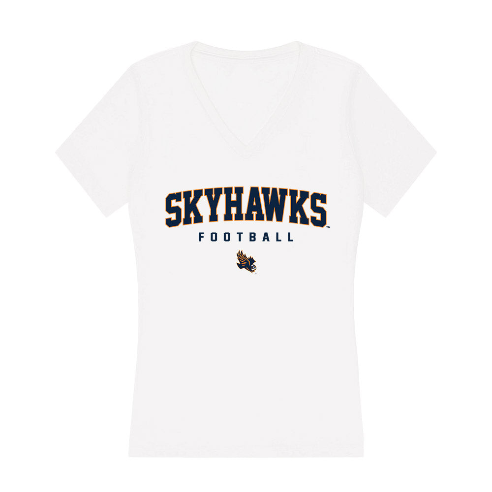 UT Martin - NCAA Football : Jase Bauer - Women's V-Neck T-Shirt-0