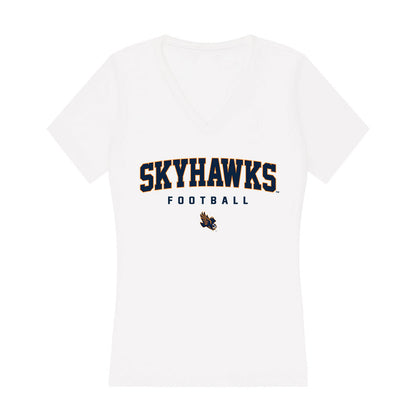 UT Martin - NCAA Football : Jase Bauer - Women's V-Neck T-Shirt-0