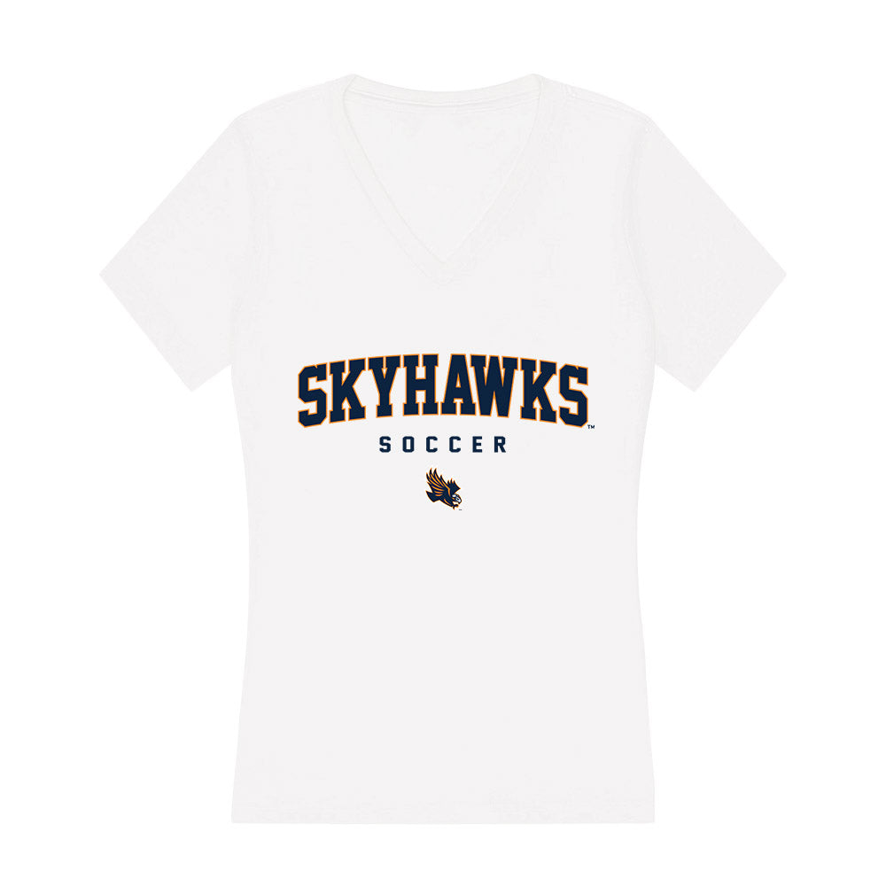 UT Martin - NCAA Women's Soccer : Daksha Sutharshan - Women's V-Neck T-Shirt-0