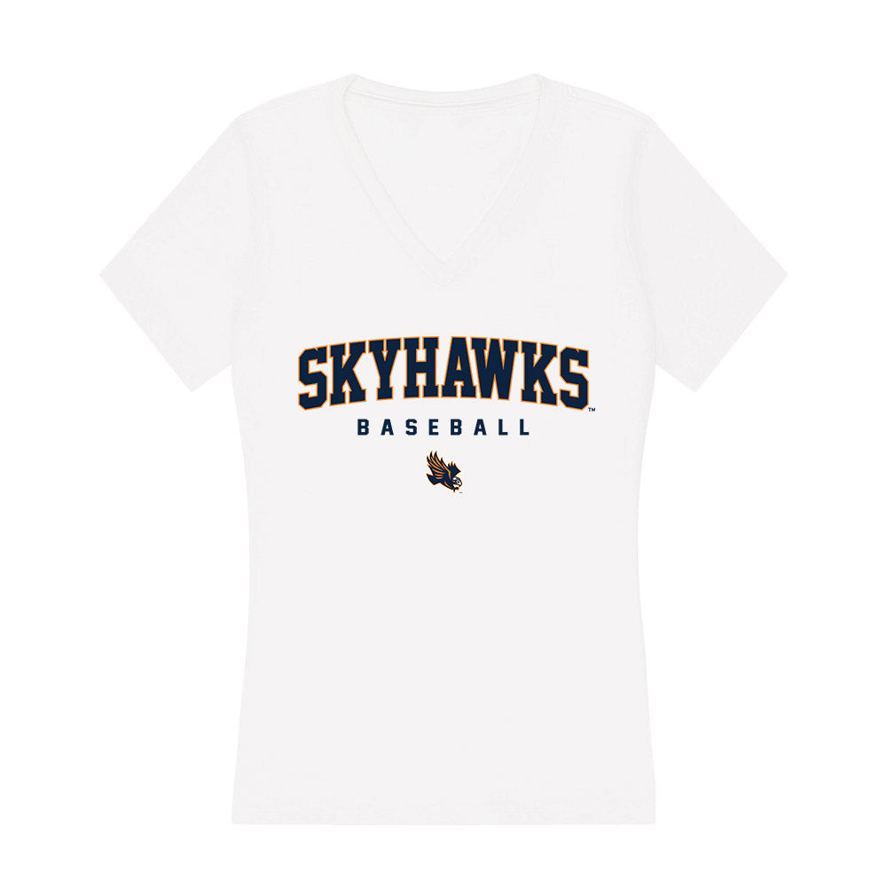 UT Martin - NCAA Baseball : Arderrius Townsend - Women's V-Neck T-Shirt-0