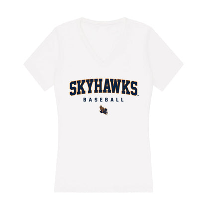 UT Martin - NCAA Baseball : Arderrius Townsend - Women's V-Neck T-Shirt-0