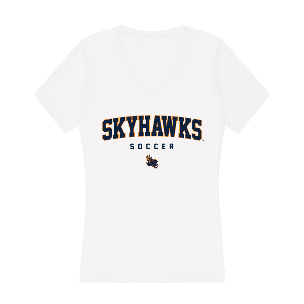 UT Martin - NCAA Women's Soccer : Kylee Thompson - Women's V-Neck T-Shirt-0