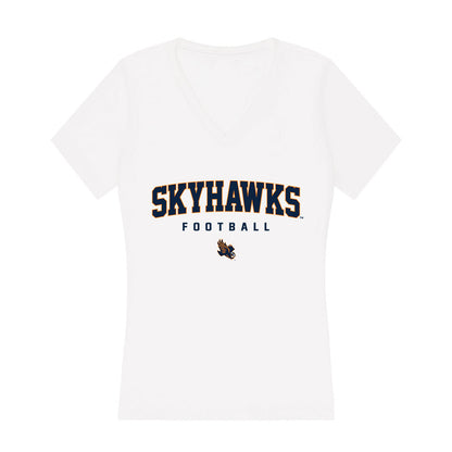 UT Martin - NCAA Football : Jaren Van Winkle - Women's V-Neck T-Shirt-0