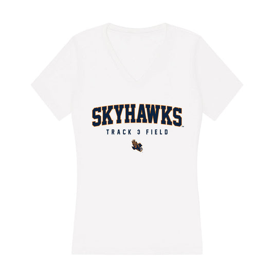 UT Martin - NCAA Women's Track & Field : JaDerrika Welch - Women's V-Neck T-Shirt-0