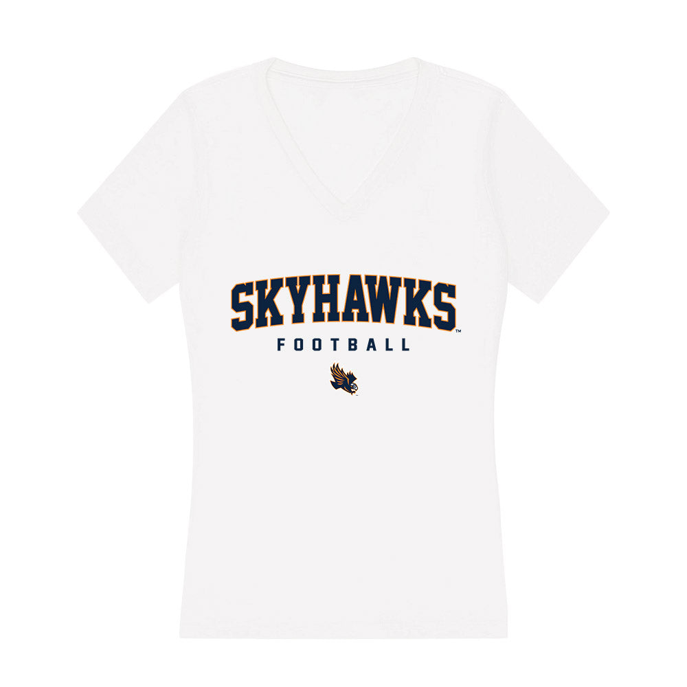 UT Martin - NCAA Football : Alex Nolen - Women's V-Neck T-Shirt-0
