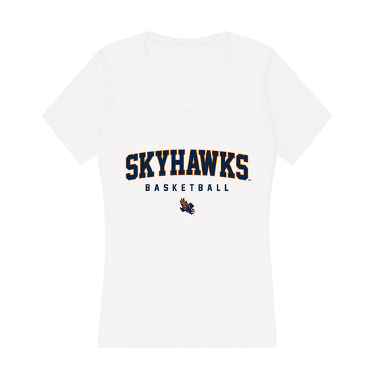 UT Martin - NCAA Men's Basketball : Justus Jackson - Women's V-Neck T-Shirt-0