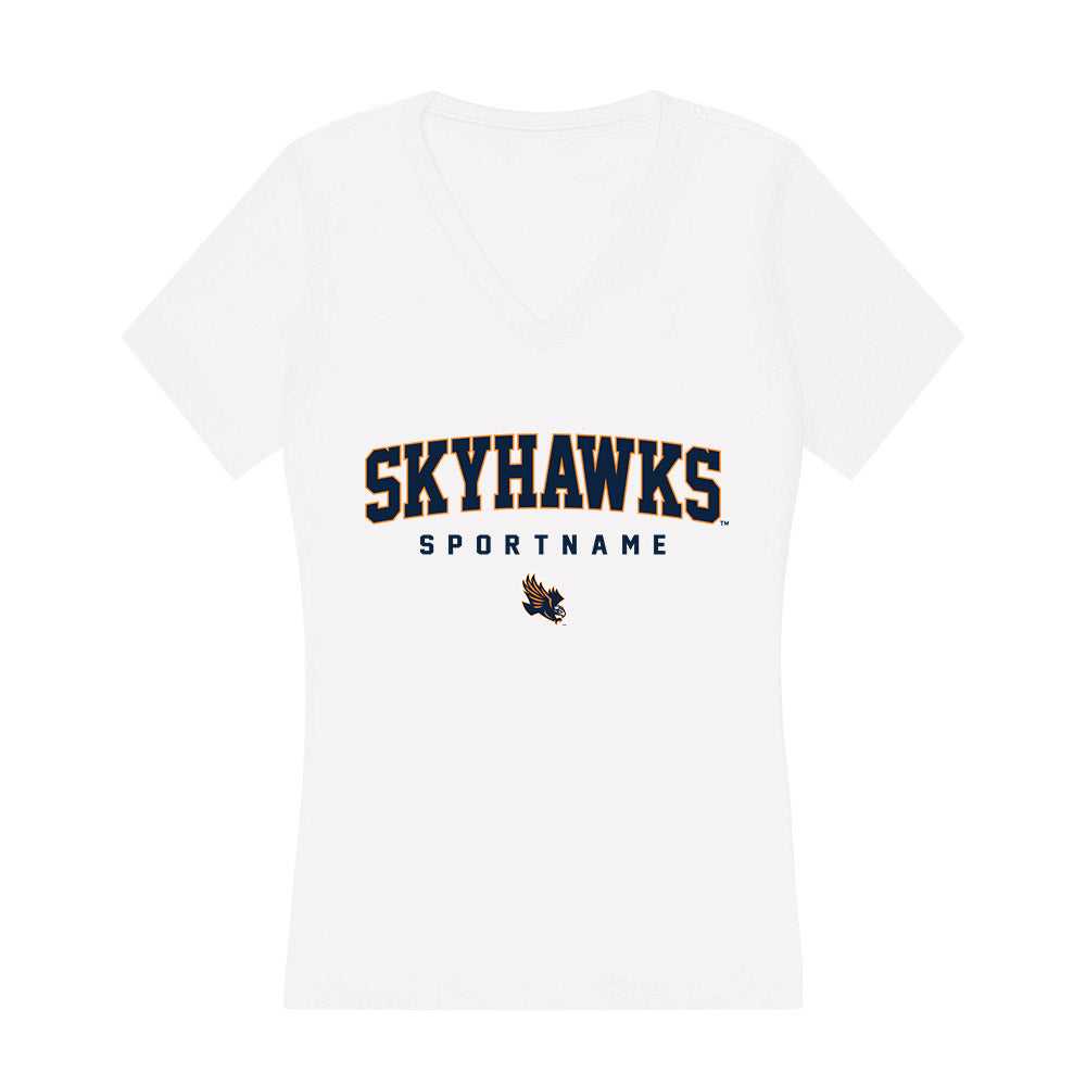 UT Martin - NCAA Beach Volleyball : Sydney Eckhardt - Women's V-Neck T-Shirt-0