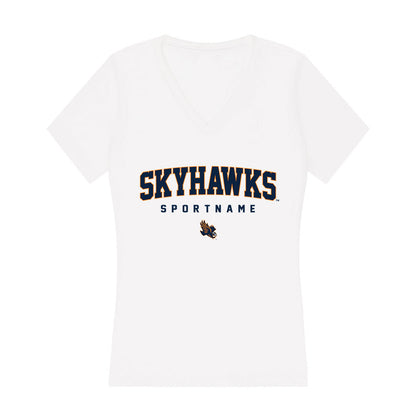 UT Martin - NCAA Beach Volleyball : Sydney Eckhardt - Women's V-Neck T-Shirt-0