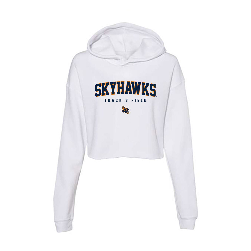 UT Martin - NCAA Men's Track & Field : Caleb Thomas - Women's Crop Fleece Hoodie-0