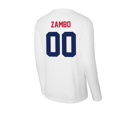 South Alabama - NCAA Baseball : Mason Zambo - Performance Long Sleeve T-Shirt-1