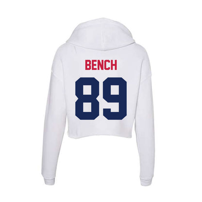 South Alabama - NCAA Football : Andrew Bench - Women's Crop Fleece Hoodie-1