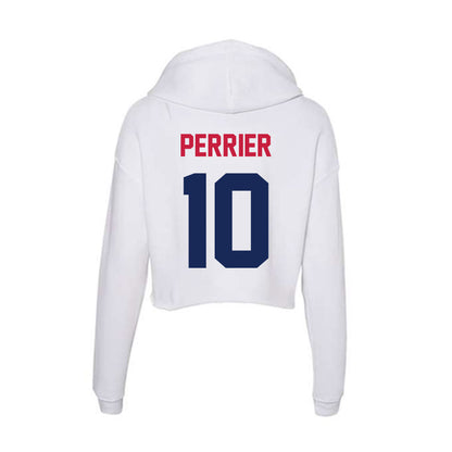 South Alabama - NCAA Men's Cross Country : Sacha Perrier - Women's Crop Fleece Hoodie-1