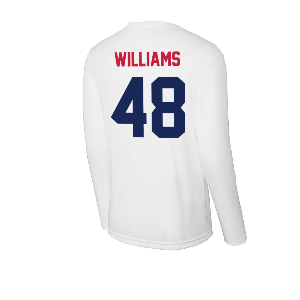 South Alabama - NCAA Football : Jordan Williams - Performance Long Sleeve T-Shirt-1