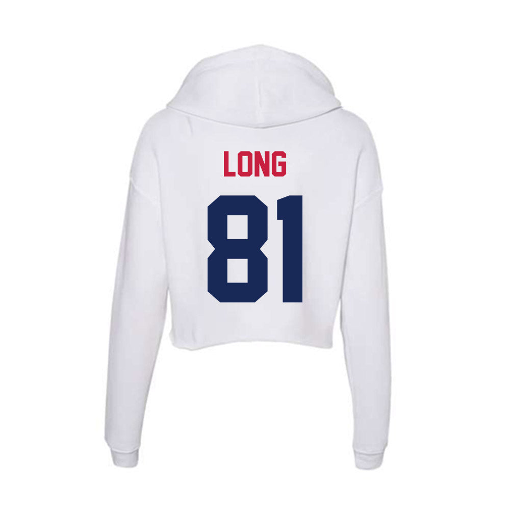South Alabama - NCAA Football : Brec Long - Women's Crop Fleece Hoodie-1