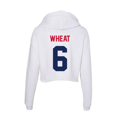 South Alabama - NCAA Men's Basketball : Jj Wheat - Women's Crop Fleece Hoodie-1