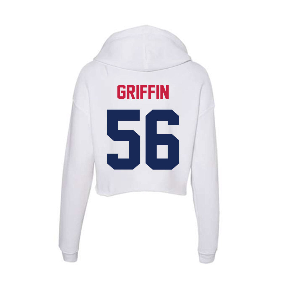 South Alabama - NCAA Football : Adrian Griffin - Women's Crop Fleece Hoodie-1