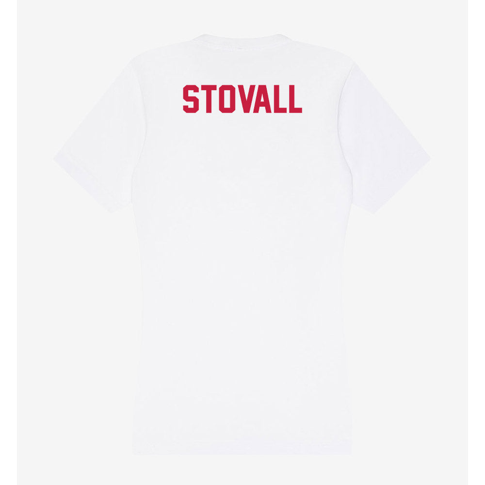 South Alabama - NCAA Men's Track & Field : John Luke Stovall - Women's V-Neck T-Shirt-1