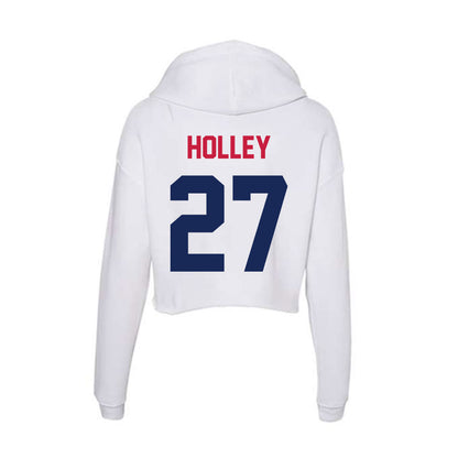 South Alabama - NCAA Softball : Brea Holley - Women's Crop Fleece Hoodie-1