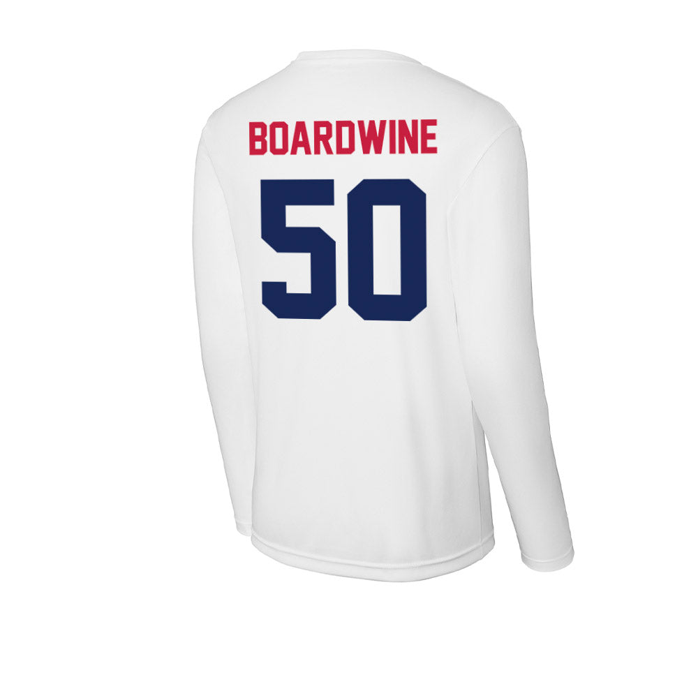 South Alabama - NCAA Baseball : Sam Boardwine - Performance Long Sleeve T-Shirt-1