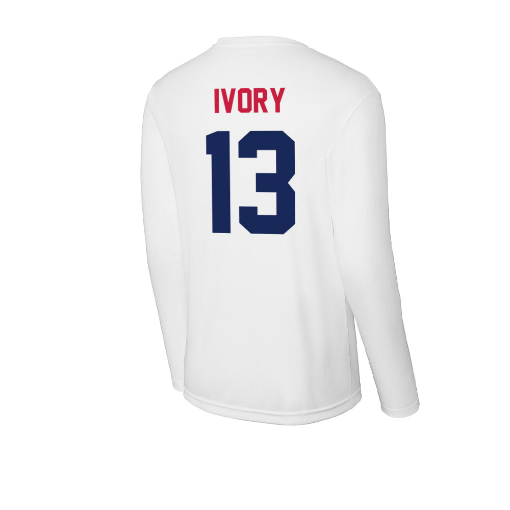 South Alabama - NCAA Football : Javon Ivory - Performance Long Sleeve T-Shirt-1