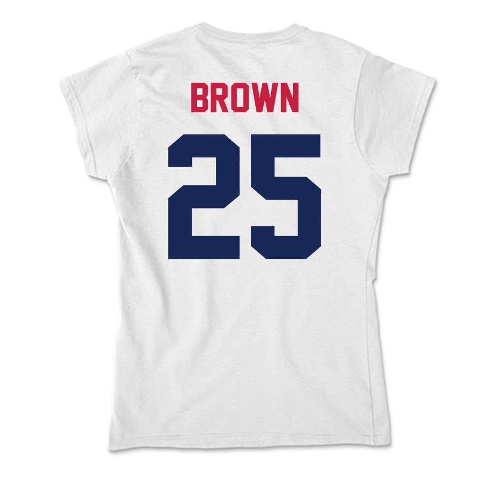 South Alabama - NCAA Men's Basketball : Judah Brown - Soft Style Women’s T-Shirt-1