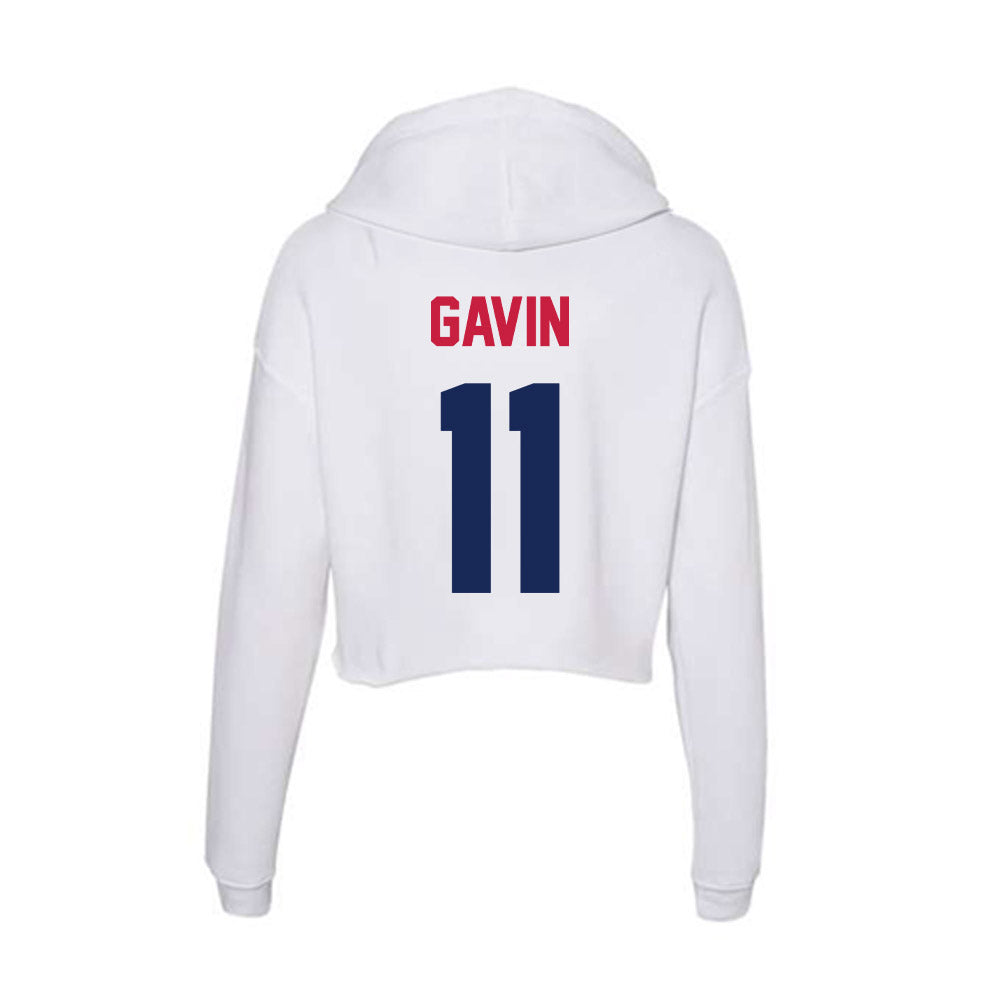 South Alabama - NCAA Softball : Caitlyn Gavin - Women's Crop Fleece Hoodie-1