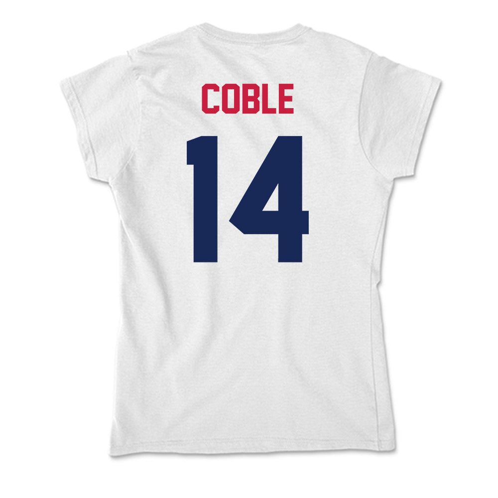 South Alabama - NCAA Softball : Ashleia Coble - Soft Style Women’s T-Shirt-1