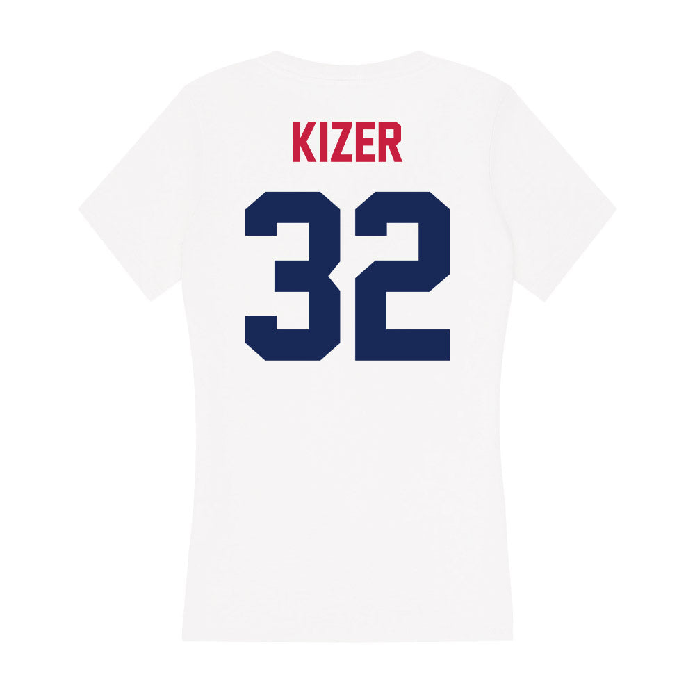 South Alabama - NCAA Men's Basketball : Caleb Kizer - Women's V-Neck T-Shirt-1