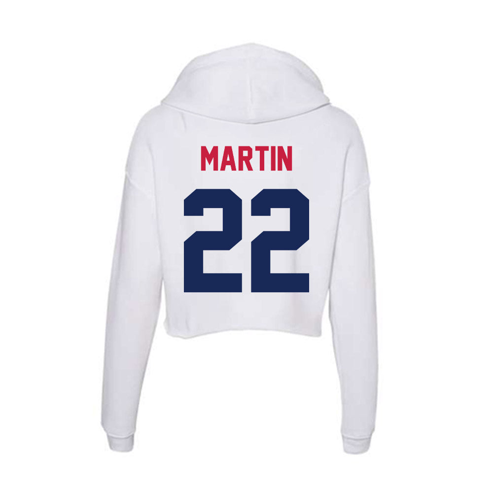 South Alabama - NCAA Football : PJ Martin - Women's Crop Fleece Hoodie-1