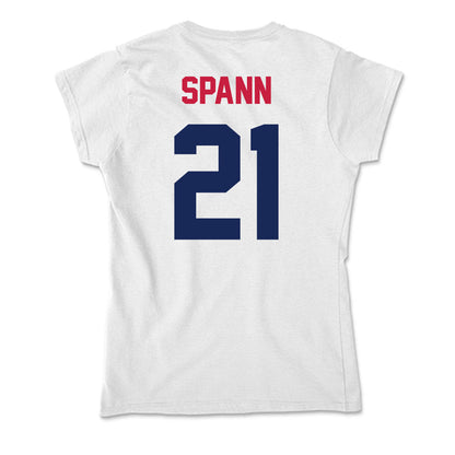 South Alabama - NCAA Women's Basketball : Alicia Spann - Soft Style Women’s T-Shirt-1