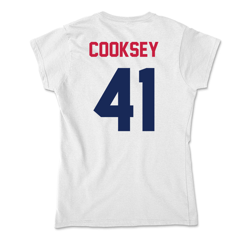 South Alabama - NCAA Baseball : Cooper Cooksey - Soft Style Women’s T-Shirt-1