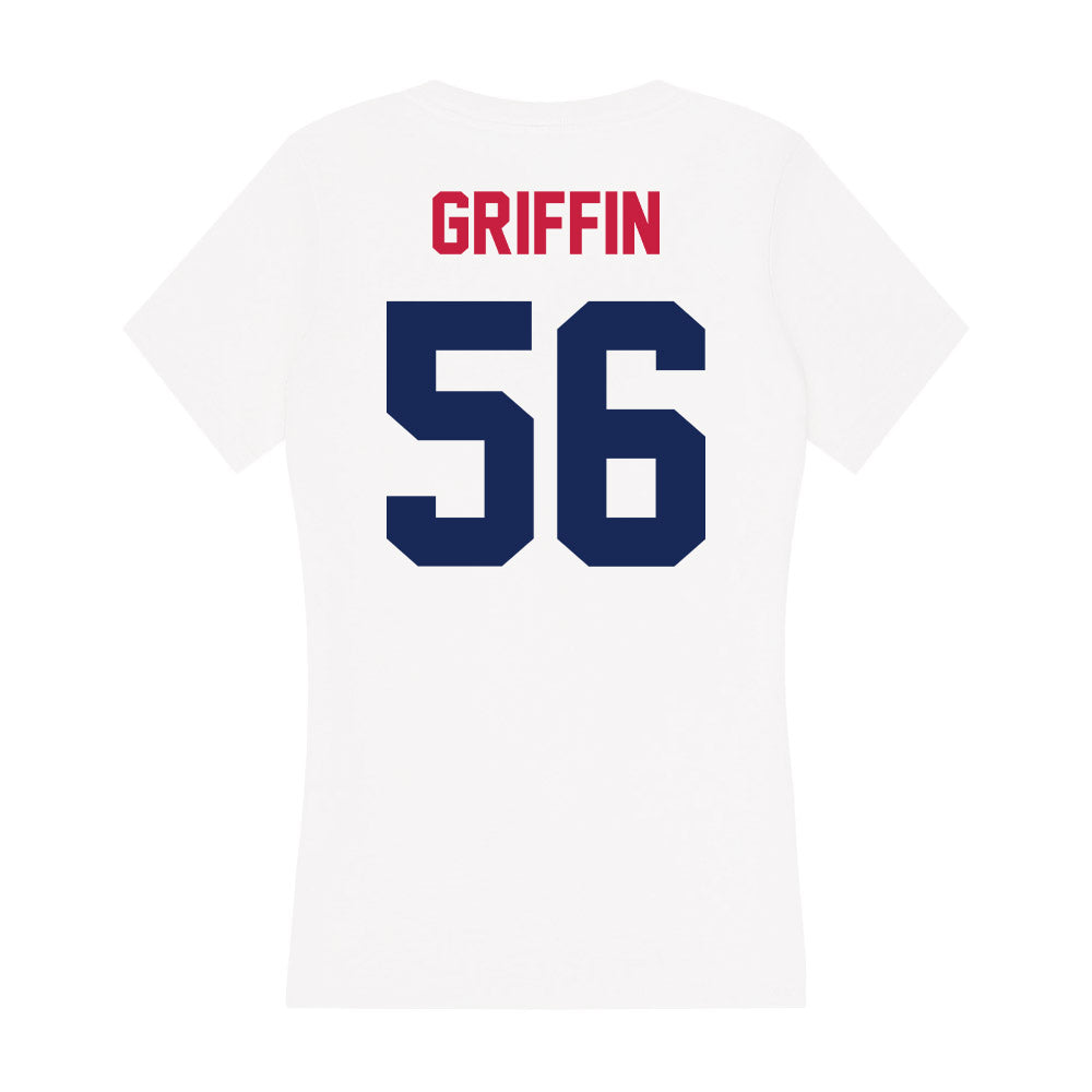 South Alabama - NCAA Football : Adrian Griffin - Women's V-Neck T-Shirt-1