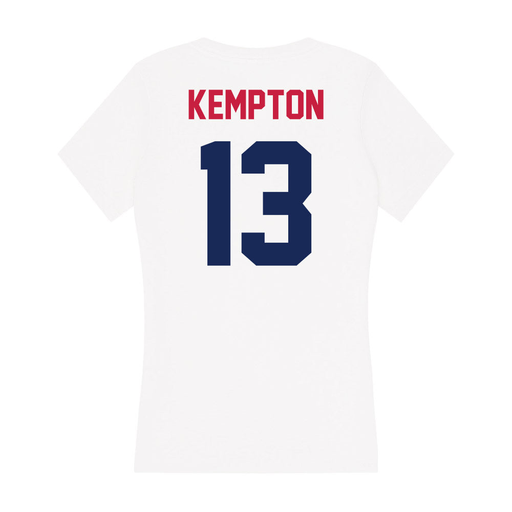 South Alabama - NCAA Women's Soccer : Peyton Kempton - Women's V-Neck T-Shirt-1