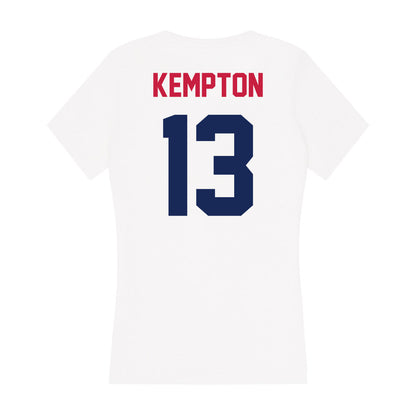 South Alabama - NCAA Women's Soccer : Peyton Kempton - Women's V-Neck T-Shirt-1