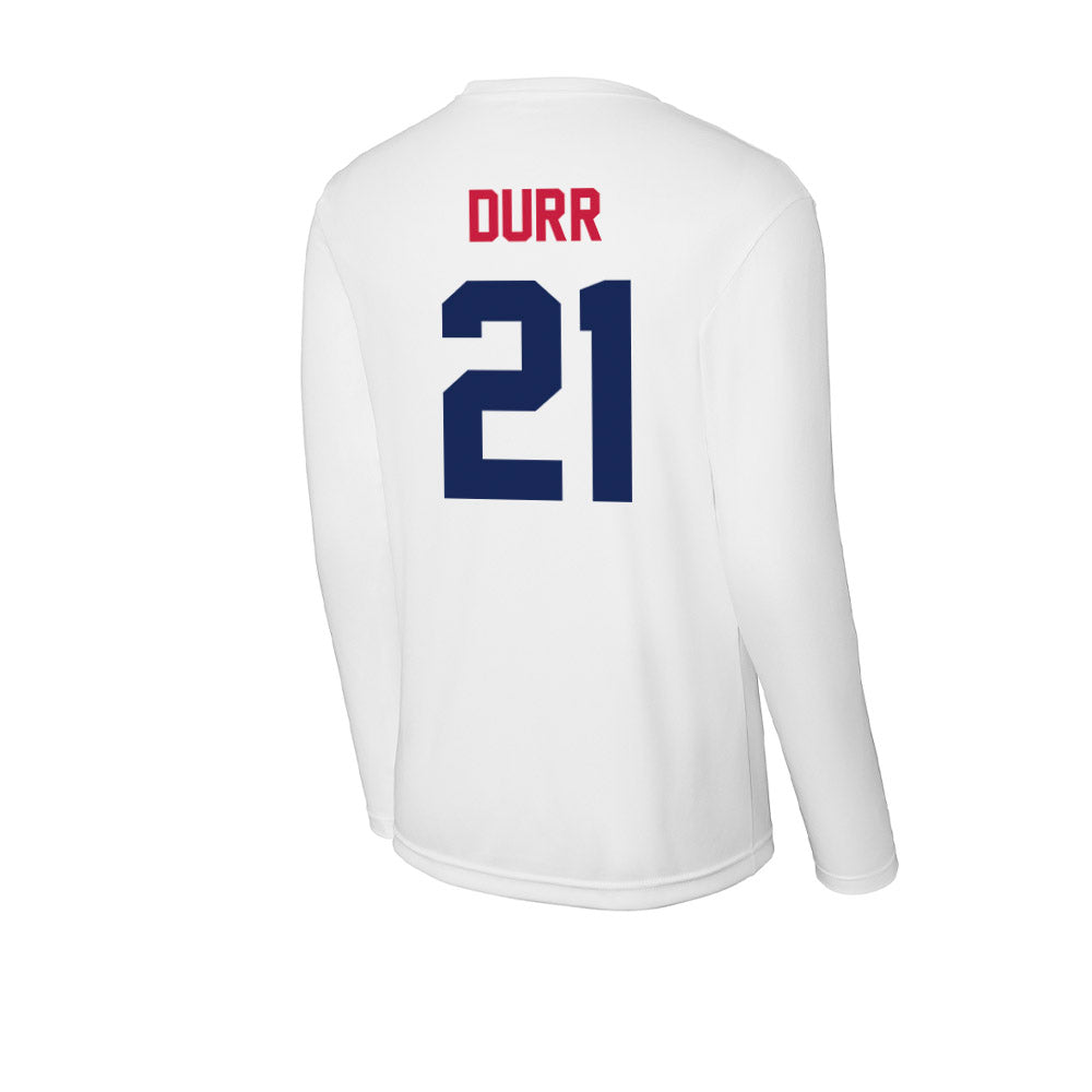 South Alabama - NCAA Football : Jarvis Durr - Performance Long Sleeve T-Shirt-1