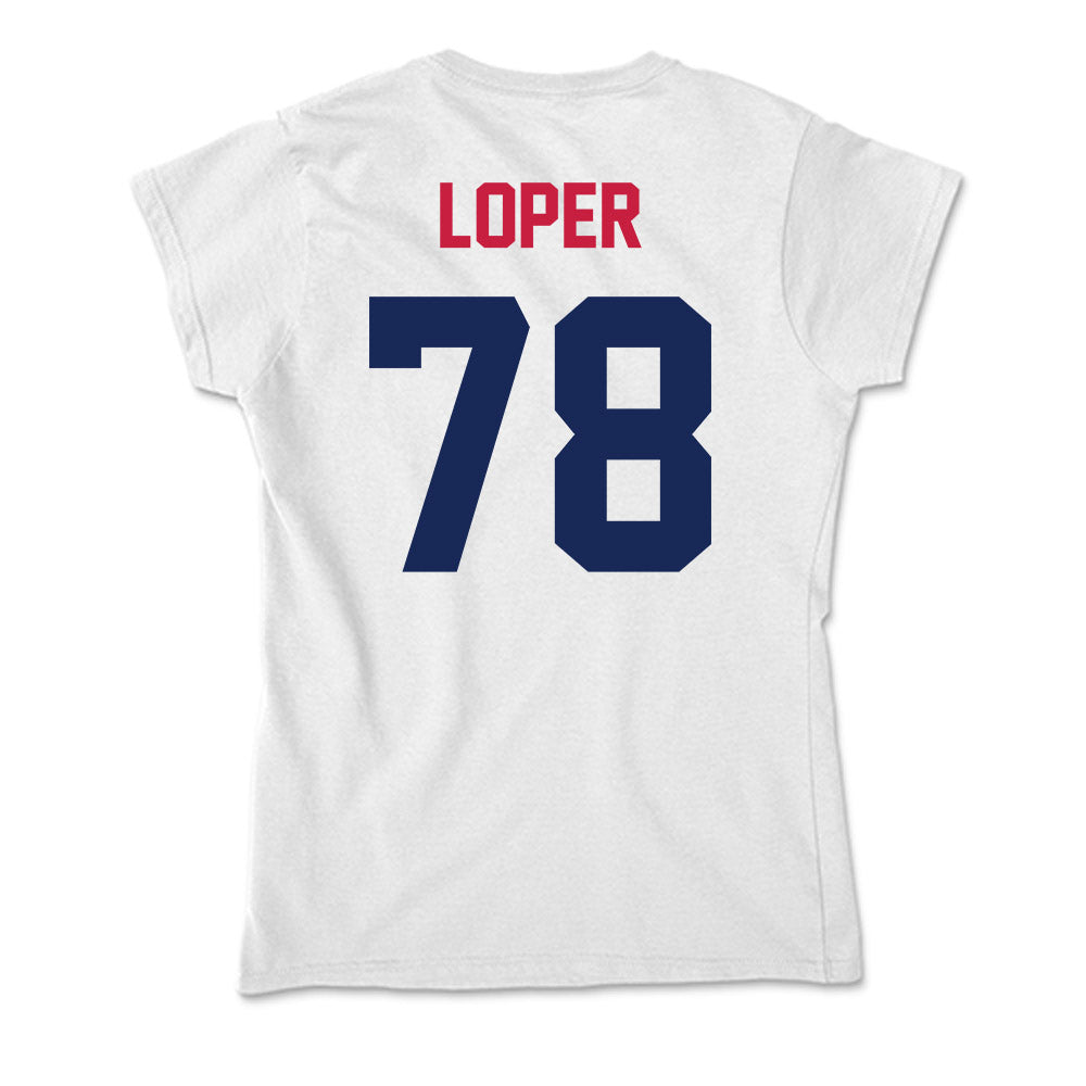 South Alabama - NCAA Football : Samuel Loper - Soft Style Women’s T-Shirt-1
