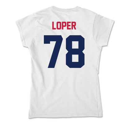 South Alabama - NCAA Football : Samuel Loper - Soft Style Women’s T-Shirt-1
