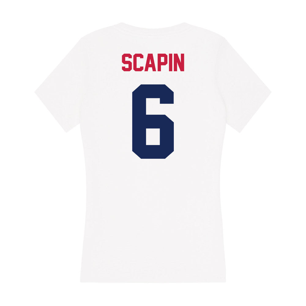  - NCAA Softball : Sydney Scapin - Women's V-Neck T-Shirt-1