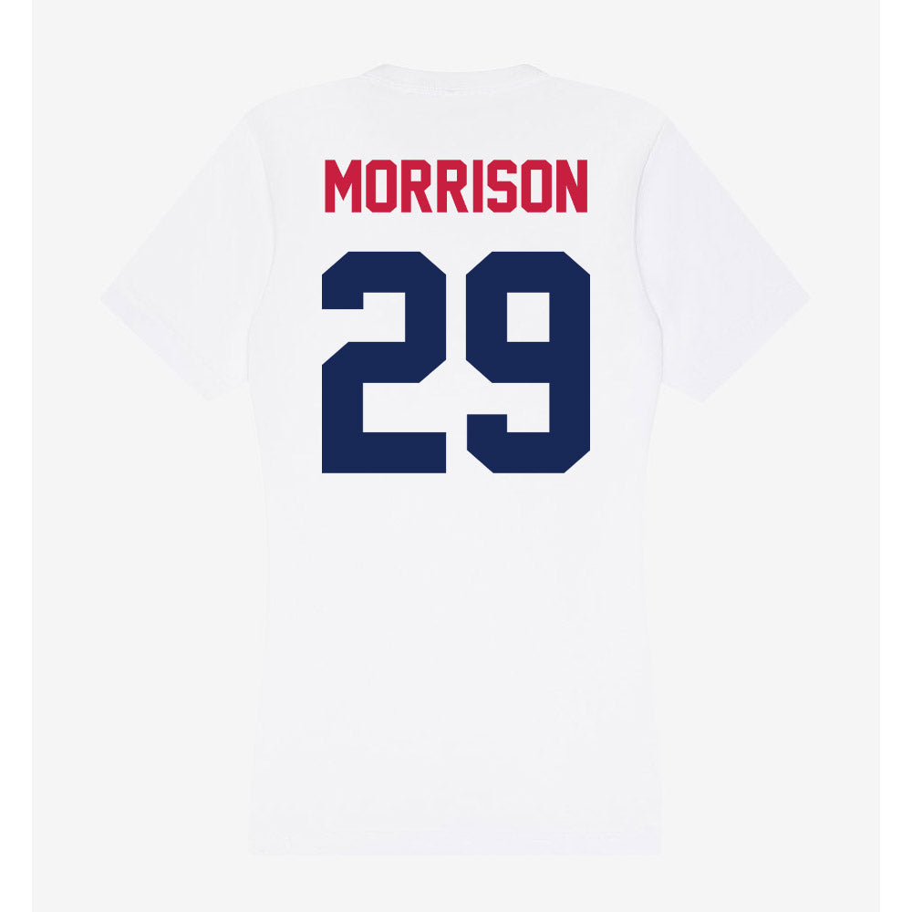 South Alabama - NCAA Baseball : Kyle Morrison - Women's V-Neck T-Shirt-1