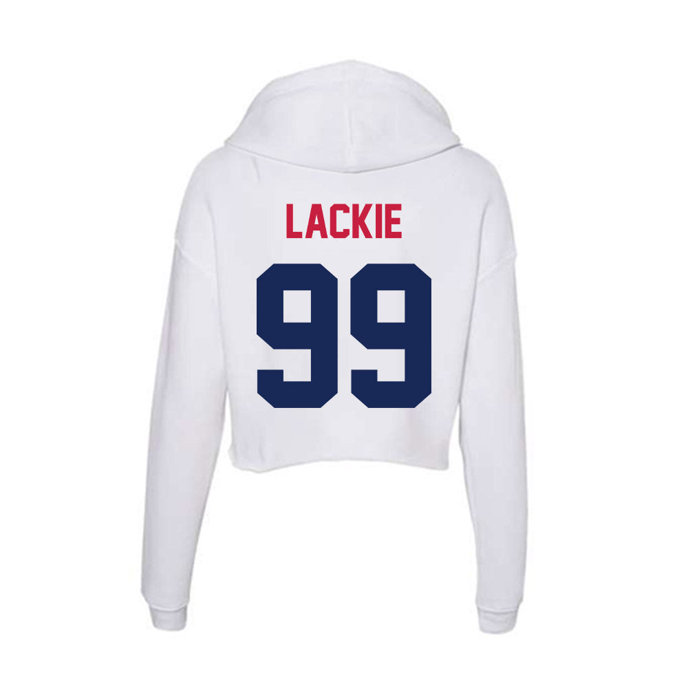 South Alabama - NCAA Softball : Olivia Lackie - Women's Crop Fleece Hoodie-1