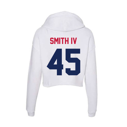 South Alabama - NCAA Football : Edward Smith IV - Women's Crop Fleece Hoodie-1