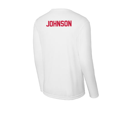 South Alabama - NCAA Men's Track & Field : Alex Johnson - Performance Long Sleeve T-Shirt-1