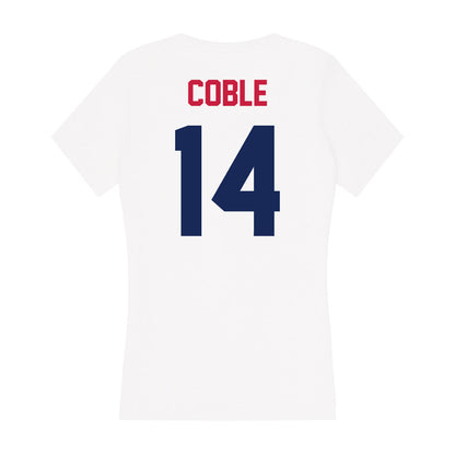 South Alabama - NCAA Softball : Ashleia Coble - Women's V-Neck T-Shirt-1