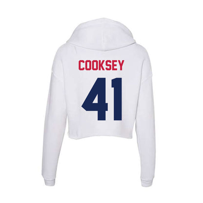 South Alabama - NCAA Baseball : Cooper Cooksey - Women's Crop Fleece Hoodie-1