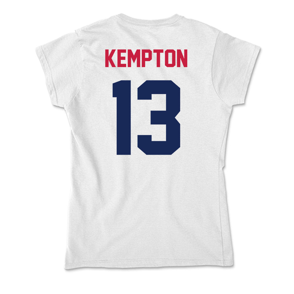 South Alabama - NCAA Women's Soccer : Peyton Kempton - Soft Style Women’s T-Shirt-1